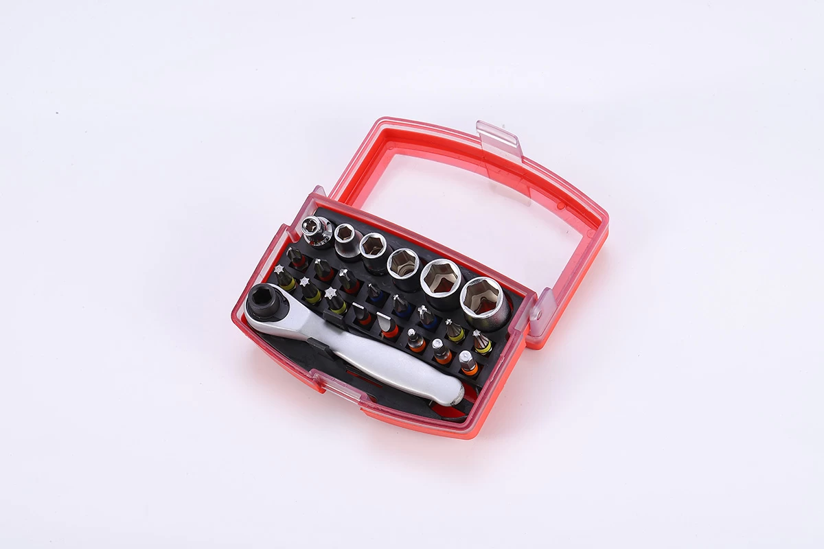 24pc  socket& Ratchet  Bit Set