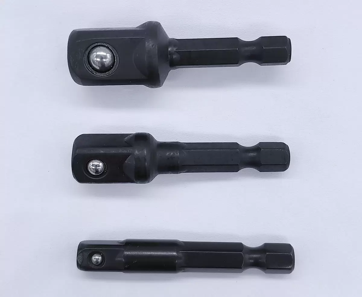 50mm   1/4", 3/8" and 1/2" Socket Adapter