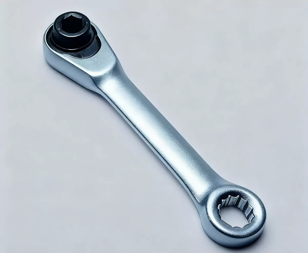 Mini Ratchet Screwdriver, Quick Socket Screwdriver, 1/4 Inch Double-Headed Screwdriver